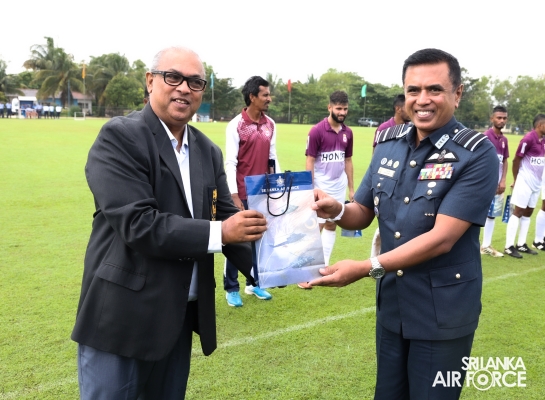 COMMANDER OPENS NEWLY CONSTRUCTED HOCKEY AND SOCCER PAVILION AT SLAF TRADE TRAINING SCHOOL EKALA