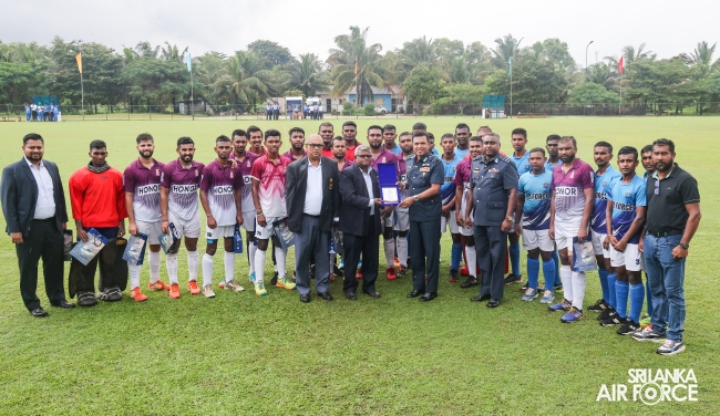 COMMANDER OPENS NEWLY CONSTRUCTED HOCKEY AND SOCCER PAVILION AT SLAF TRADE TRAINING SCHOOL EKALA