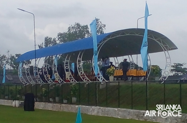 COMMANDER OPENS NEWLY CONSTRUCTED HOCKEY AND SOCCER PAVILION AT SLAF TRADE TRAINING SCHOOL EKALA