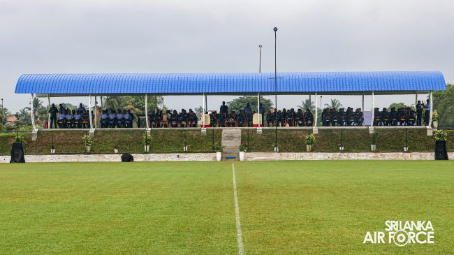 COMMANDER OPENS NEWLY CONSTRUCTED HOCKEY AND SOCCER PAVILION AT SLAF TRADE TRAINING SCHOOL EKALA
