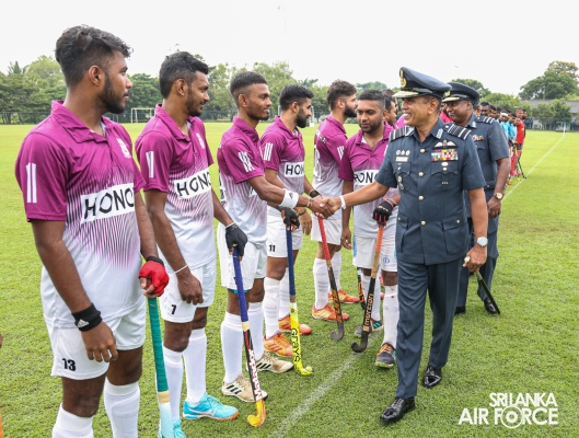 COMMANDER OPENS NEWLY CONSTRUCTED HOCKEY AND SOCCER PAVILION AT SLAF TRADE TRAINING SCHOOL EKALA