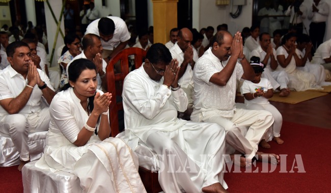 Annual ‘Pirith Chanting’ Ceremony of SLAF TTS Ekala