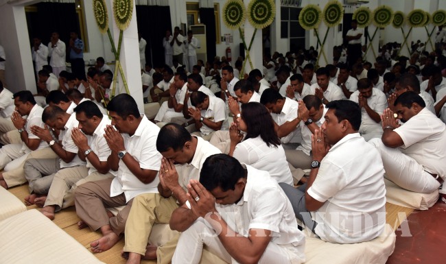 Annual ‘Pirith Chanting’ Ceremony of SLAF TTS Ekala