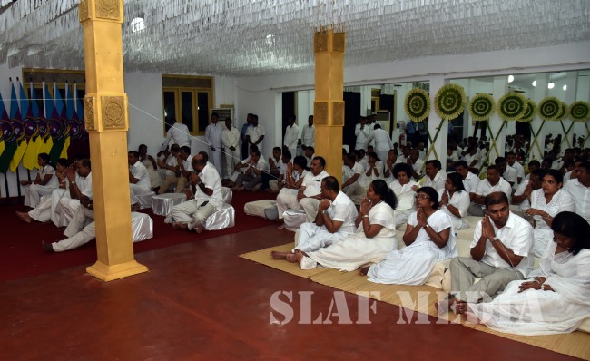 Annual ‘Pirith Chanting’ Ceremony of SLAF TTS Ekala