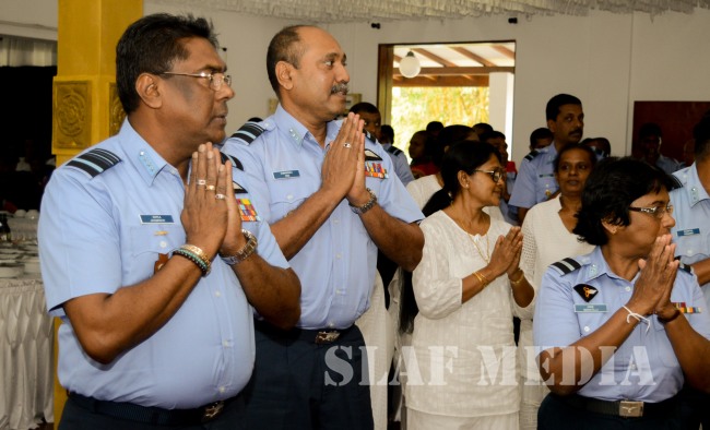 Annual ‘Pirith Chanting’ Ceremony of SLAF TTS Ekala