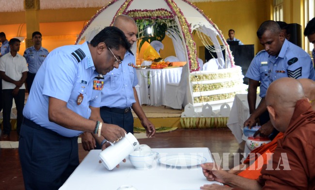 Annual ‘Pirith Chanting’ Ceremony of SLAF TTS Ekala