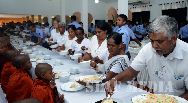 Annual ‘Pirith Chanting’ Ceremony of SLAF TTS Ekala