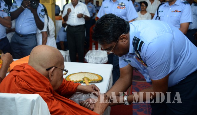 Annual ‘Pirith Chanting’ Ceremony of SLAF TTS Ekala
