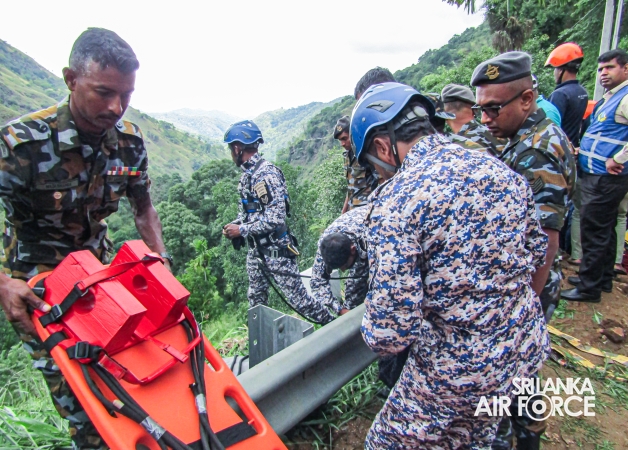 SLAF TROOPS ENGAGE IN RESCUE OPERATION EXERCISE AT ELLA