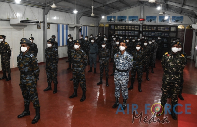 EOD Badge Awarding Parade at SLAF Station Palavi