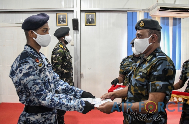 EOD Badge Awarding Parade at SLAF Station Palavi