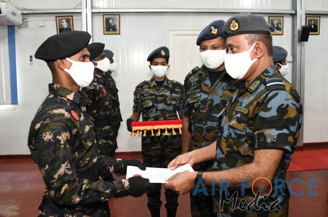 EOD Badge Awarding Parade at SLAF Station Palavi