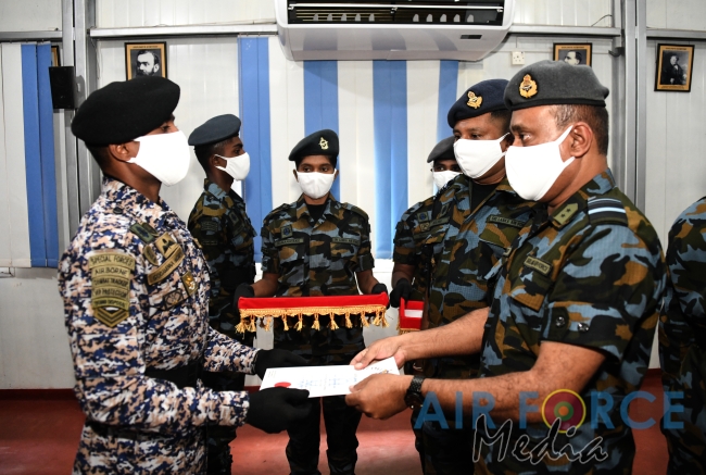 EOD Badge Awarding Parade at SLAF Station Palavi
