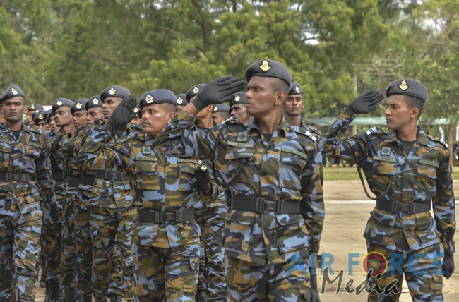 EOD Badge Awarding Parade at SLAF Station Palavi