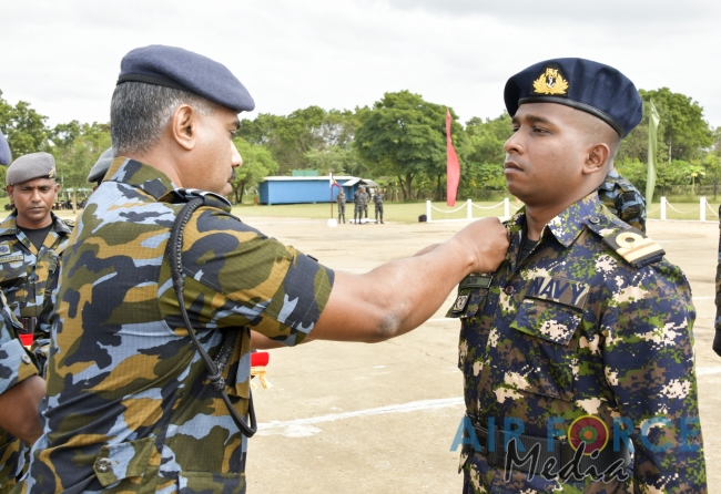 EOD Badge Awarding Parade at SLAF Station Palavi