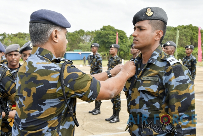 EOD Badge Awarding Parade at SLAF Station Palavi