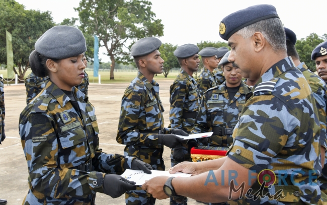 EOD Badge Awarding Parade at SLAF Station Palavi