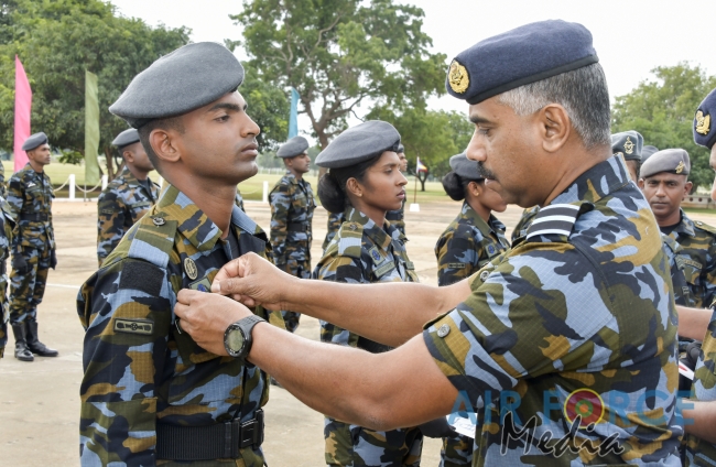 EOD Badge Awarding Parade at SLAF Station Palavi