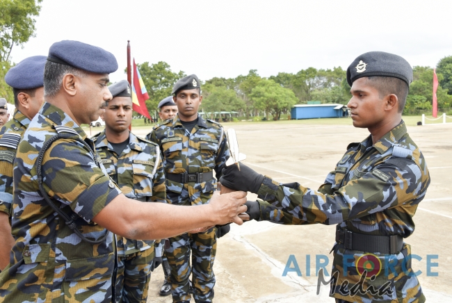 EOD Badge Awarding Parade at SLAF Station Palavi