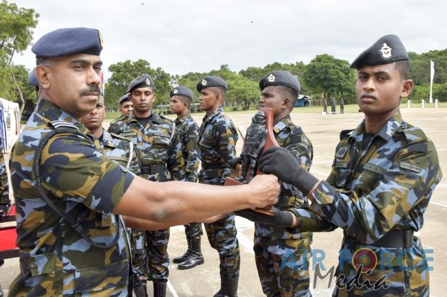 EOD Badge Awarding Parade at SLAF Station Palavi