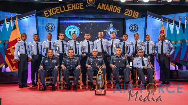 The Sri Lanka Air Force Felicitates the Best of the Best at the Excellence Awards 2019