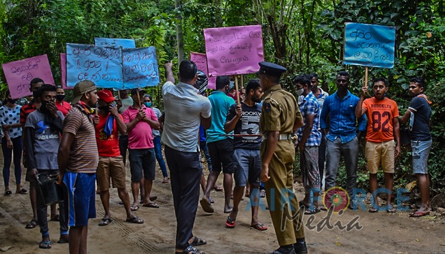 SLAF REGIMENT OFFICER CADETS TAKE PART IN A JOINT EXERCISE WITH SL ARMY OFFICER CADETS