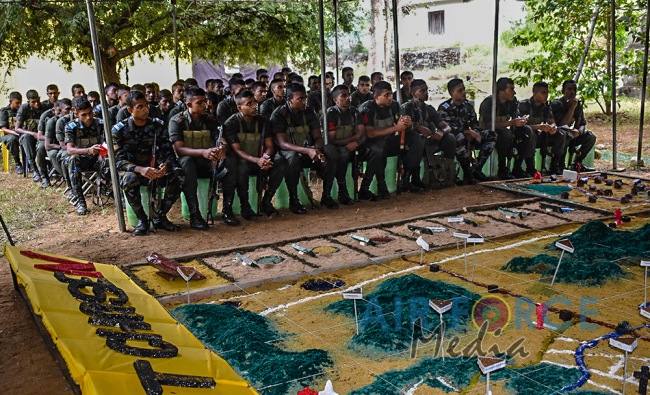SLAF REGIMENT OFFICER CADETS TAKE PART IN A JOINT EXERCISE WITH SL ARMY OFFICER CADETS