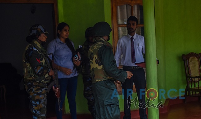 SLAF REGIMENT OFFICER CADETS TAKE PART IN A JOINT EXERCISE WITH SL ARMY OFFICER CADETS