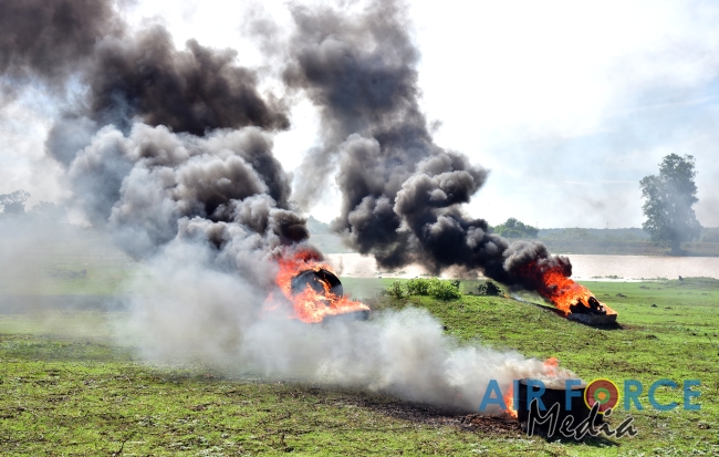 SLAF Conducts Combined Crash and Fire Drill at Trincomalee
