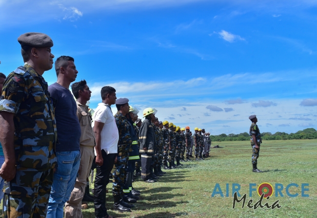 SLAF Conducts Combined Crash and Fire Drill at Trincomalee
