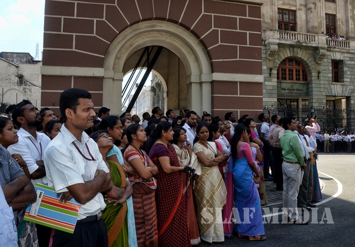 SLAF Assists to Conduct Fire Drill at Central Bank