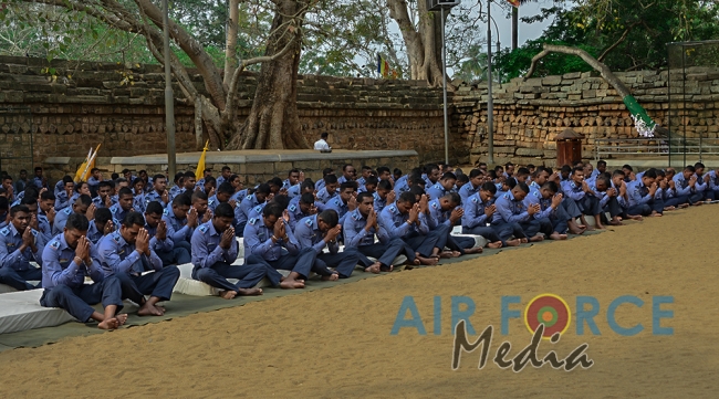 Flag Blessing Ceremony at ‘Sri Maha Bodhi’ Anuradhapura