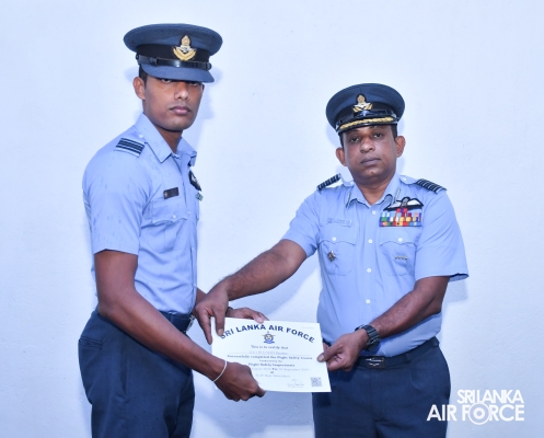 NO. 01 OFFICERS FLIGHT SAFETY COURSE OF SLAF - 2024