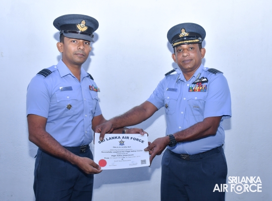 NO. 01 OFFICERS FLIGHT SAFETY COURSE OF SLAF - 2024