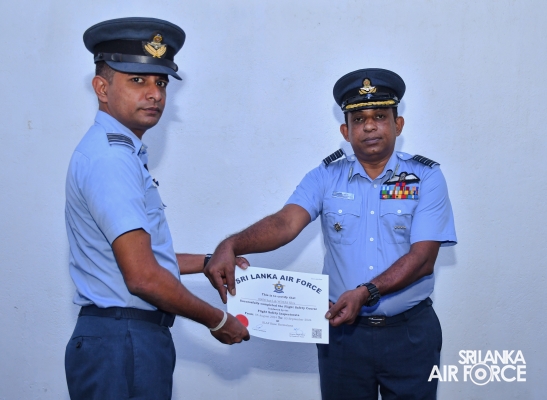 NO. 01
OFFICERS FLIGHT SAFETY COURSE OF SLAF - 2024