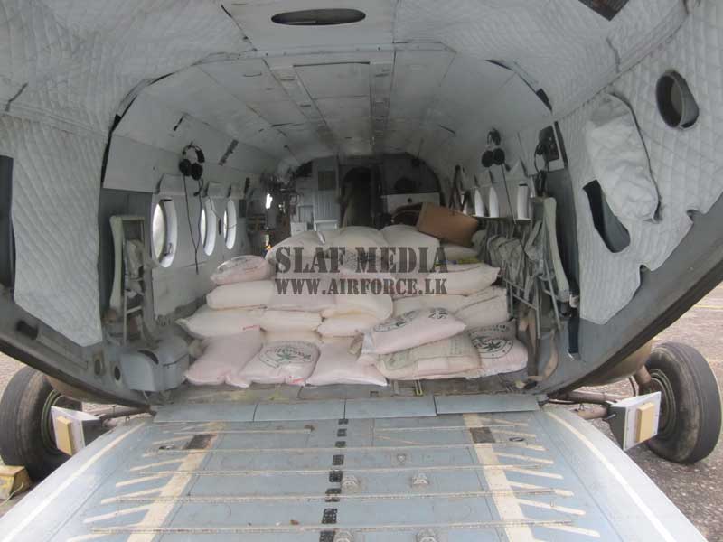 SLAF Keeps up the Flow of Relif Aid to Flood Affected Areas