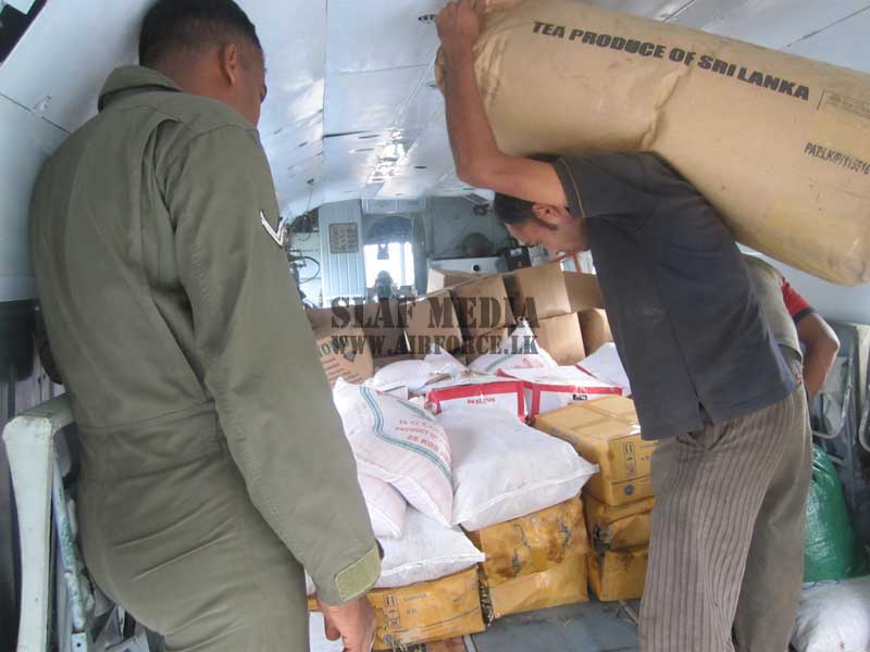 SLAF Keeps up the Flow of Relif Aid to Flood Affected Areas