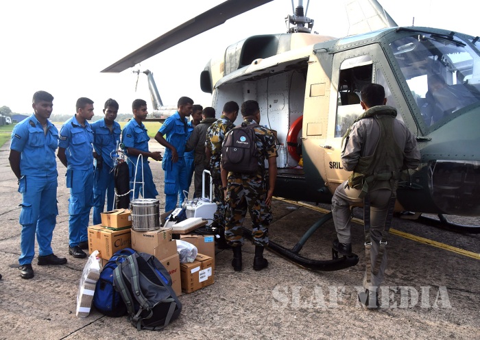 Sri Lanka Air Force Continues its Relief Operations on 29th May 2017