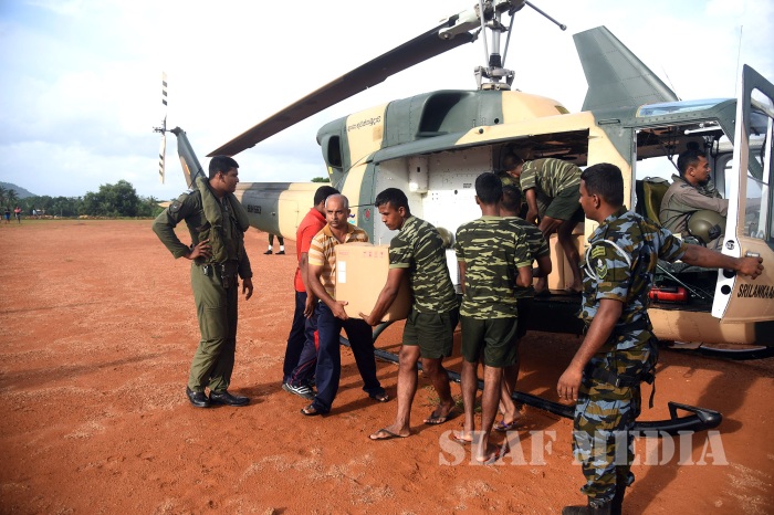 Sri Lanka Air Force Continues its Relief Operations on 29th May 2017