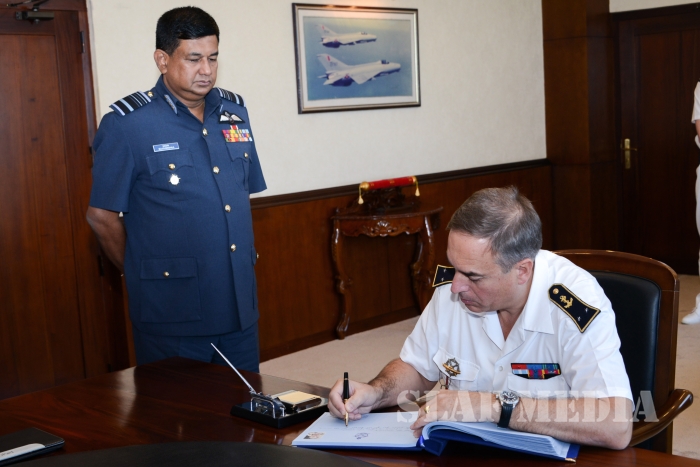 Courtesy Calls -Rear Admiral Antoine Beaussant