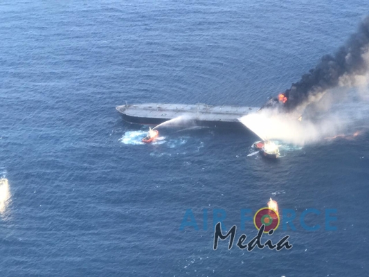 SLAF First to Respond to Distress Call of MT New Diamond Oil Tanker