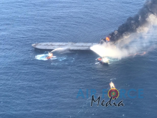 SLAF First to Respond to Distress Call of MT New Diamond Oil Tanker