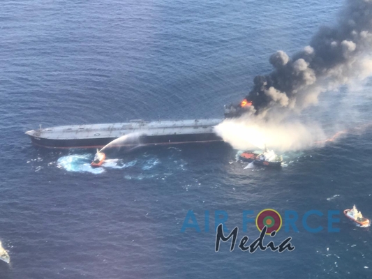 SLAF First to Respond to Distress Call of MT New Diamond Oil Tanker