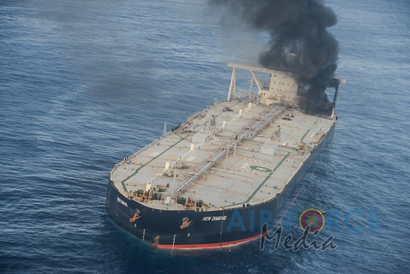 SLAF First to Respond to Distress Call of MT New Diamond Oil Tanker