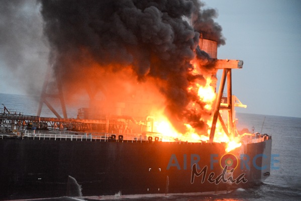 SLAF First to Respond to Distress Call of MT New Diamond Oil Tanker