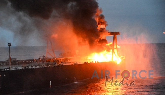 SLAF First to Respond to Distress Call of MT New Diamond Oil Tanker