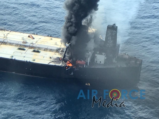 SLAF First to Respond to Distress Call of MT New Diamond Oil Tanker