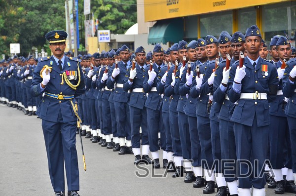 The Funeral Parade of Air Chief Marshal D C Perera VSV, ndc, psc
