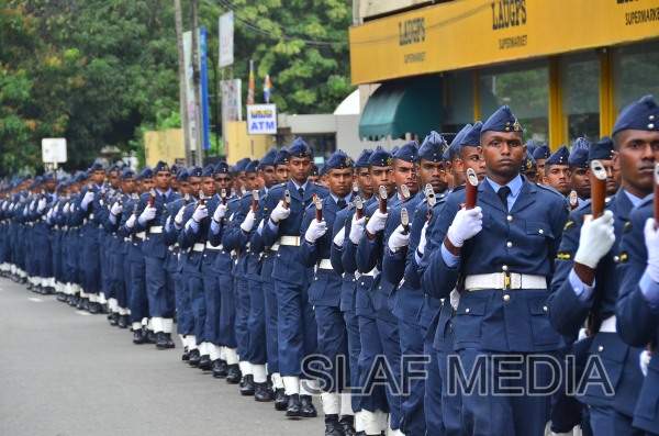 The Funeral Parade of Air Chief Marshal D C Perera VSV, ndc, psc
