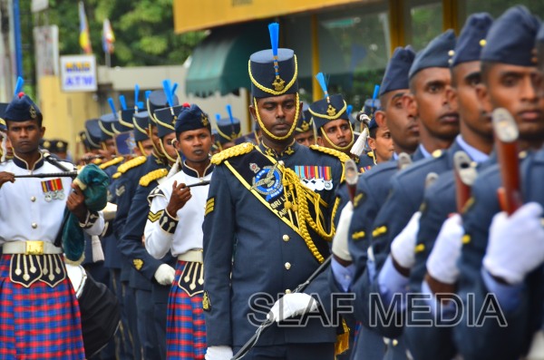 The Funeral Parade of Air Chief Marshal D C Perera VSV, ndc, psc